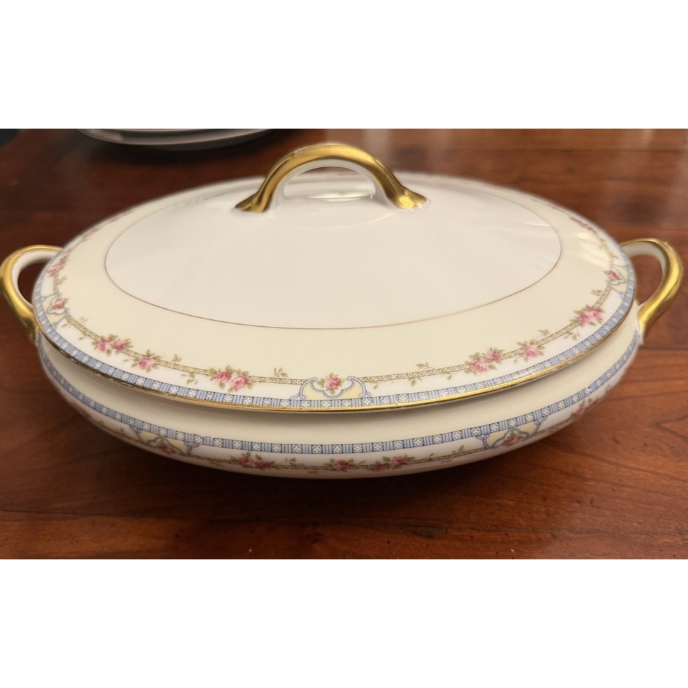 Vintage Noritake Kenmore Round Covered Vegetable Bowl Casserole Dish Lid Japan